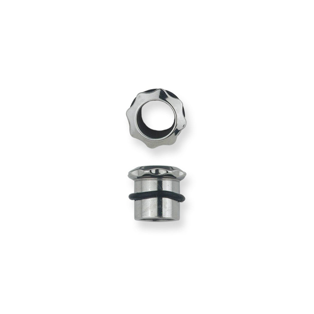 Stainless Stl Plugs & Flesh Tunnels Hardware Theme 00G (9.246mm) Eight Toot