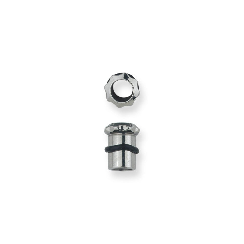 Stainless Stl Plugs & Flesh Tunnels Hardware Theme 2G (6.543mm) Eight Tooth