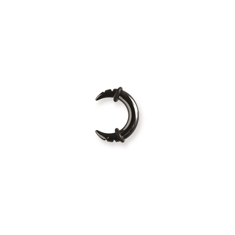 Plated SGSS Notched Pincher w 2 Rubber O-rings 6G (4.1mm) 1/2 (13mm) Di