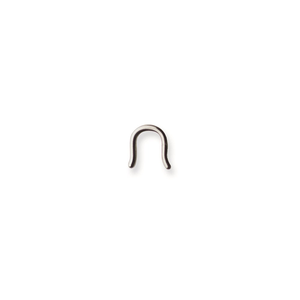 Stainless Stl Septum Retainer 10G (2.588mm) U-Shaped Septum Retainer w Flar