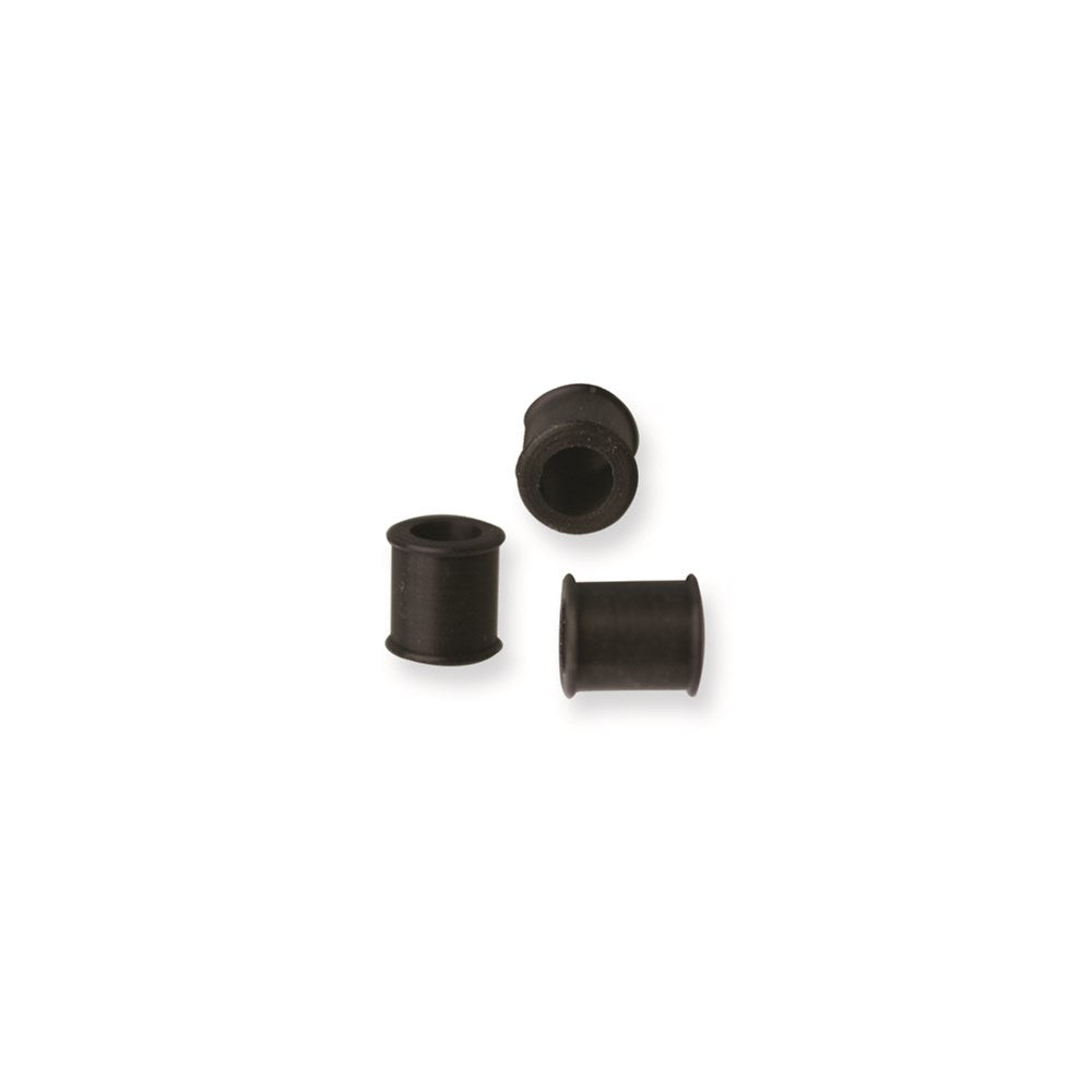 Silicone Flexible Flesh Tunnels 0G (8mm) Black