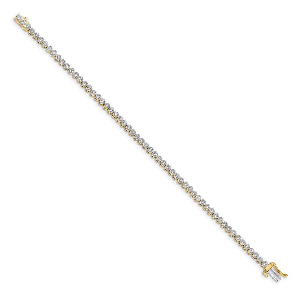 14K Lab Grown Diamond VS/SI FGH Tennis Bracelet