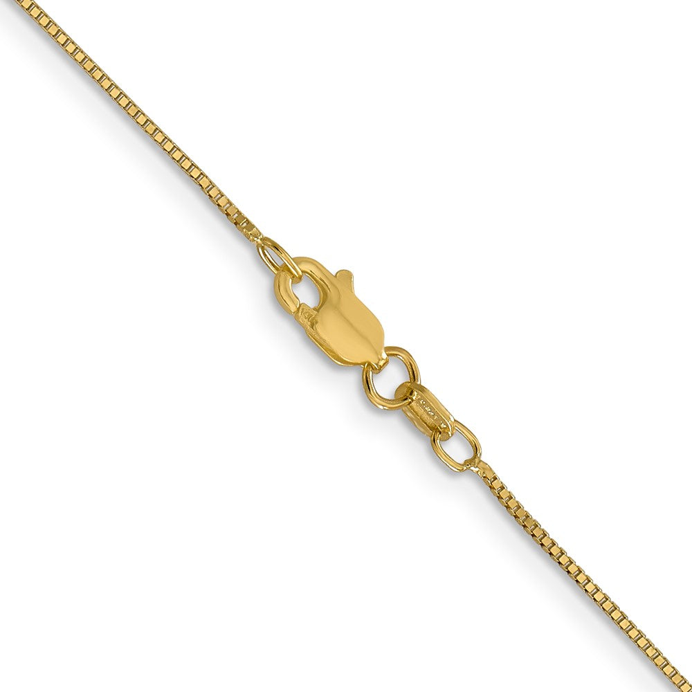 14K 24 inch .7mm Box with Lobster Clasp Chain