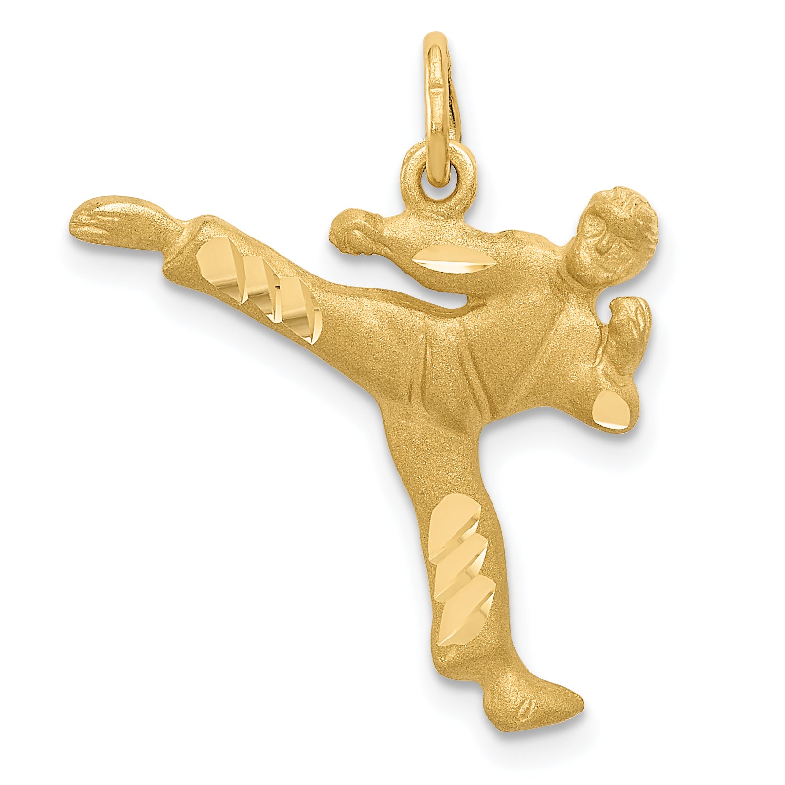 14k Male Karate Charm C1243