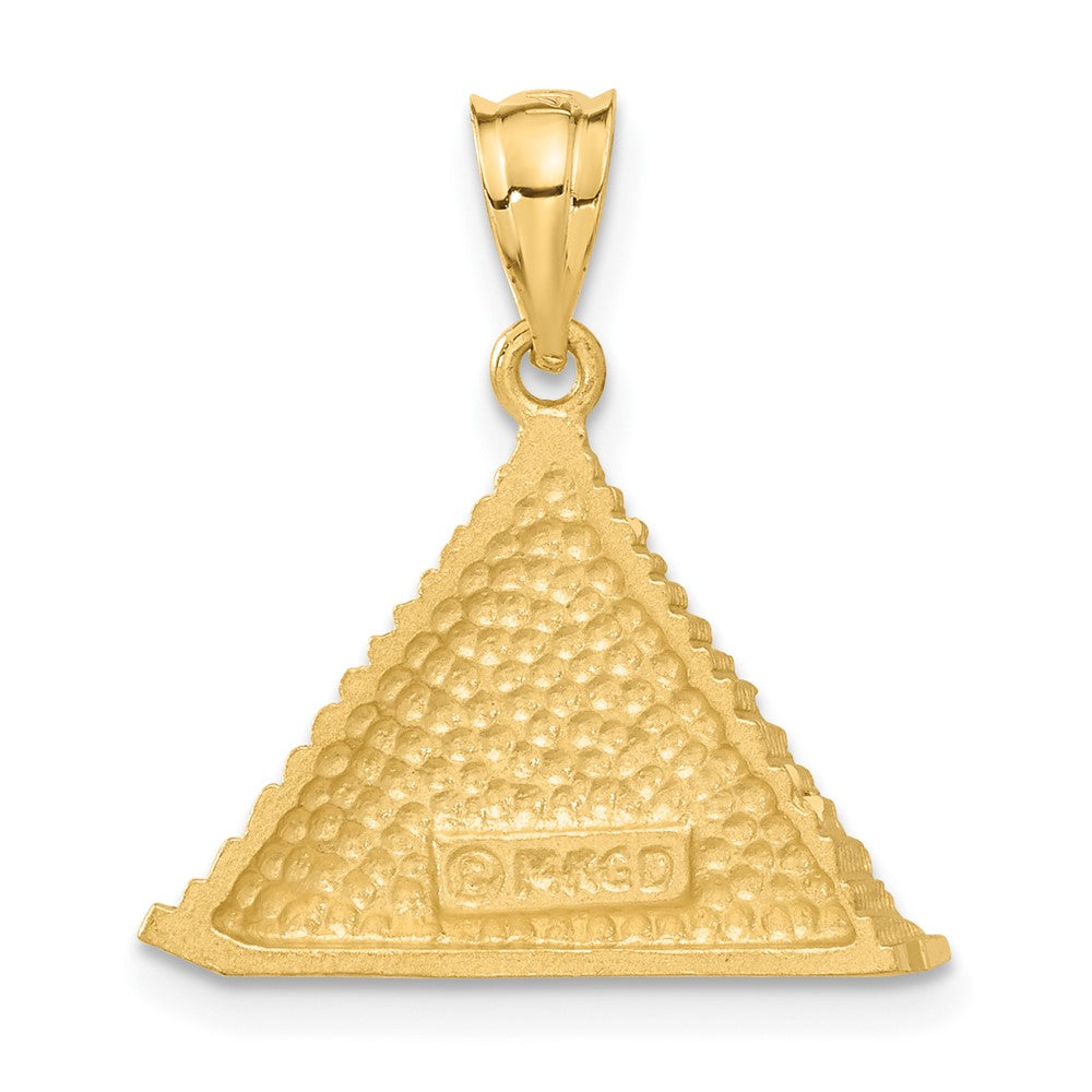 14k Pyramid Charm