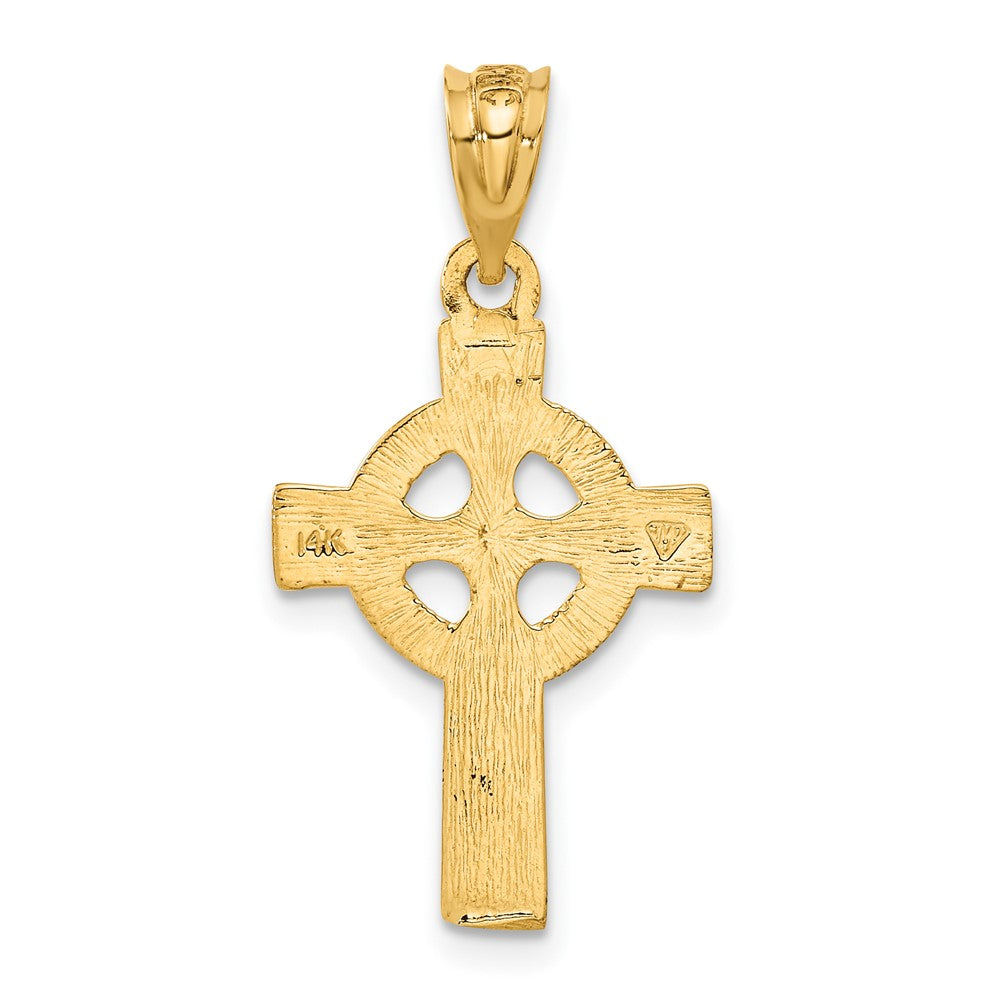 14k Celtic Cross Pendant