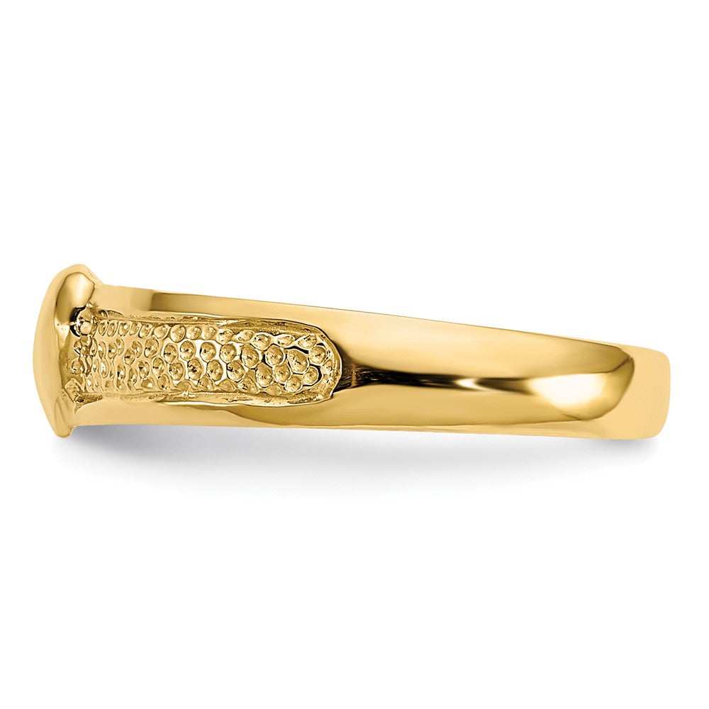 14k Heart Toe Ring