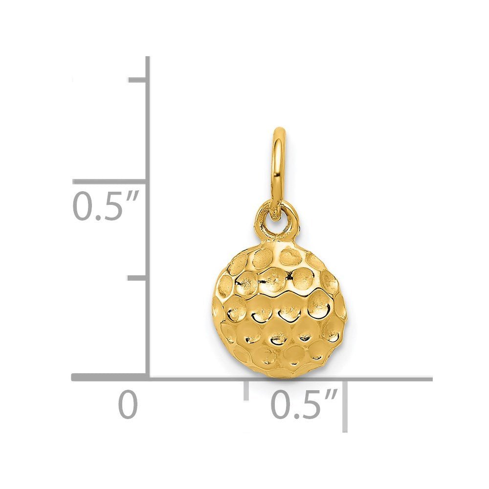 14k Golf Ball Charm