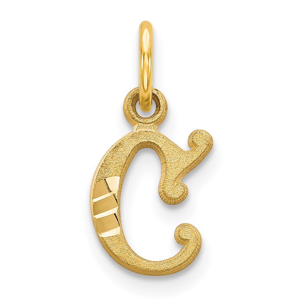 14k Letter C Initial Charm