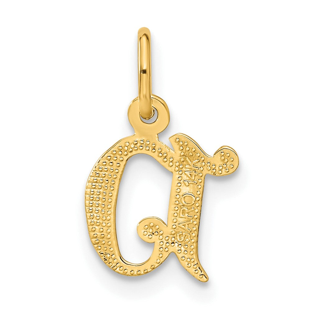 14k Letter D Initial Charm