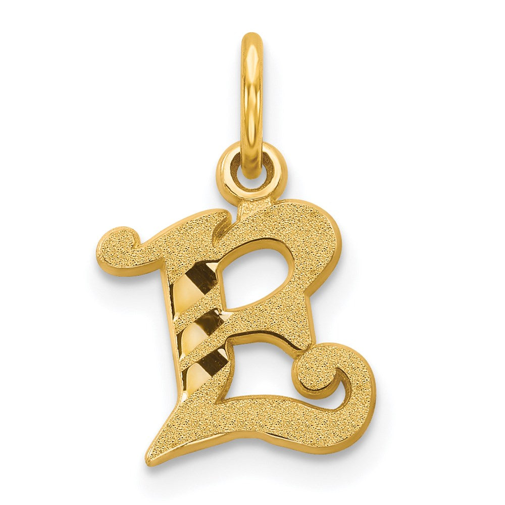 14k Letter E Initial Charm