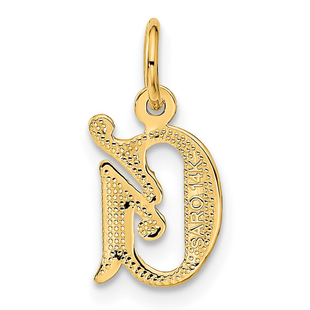 14k Letter G Initial Charm