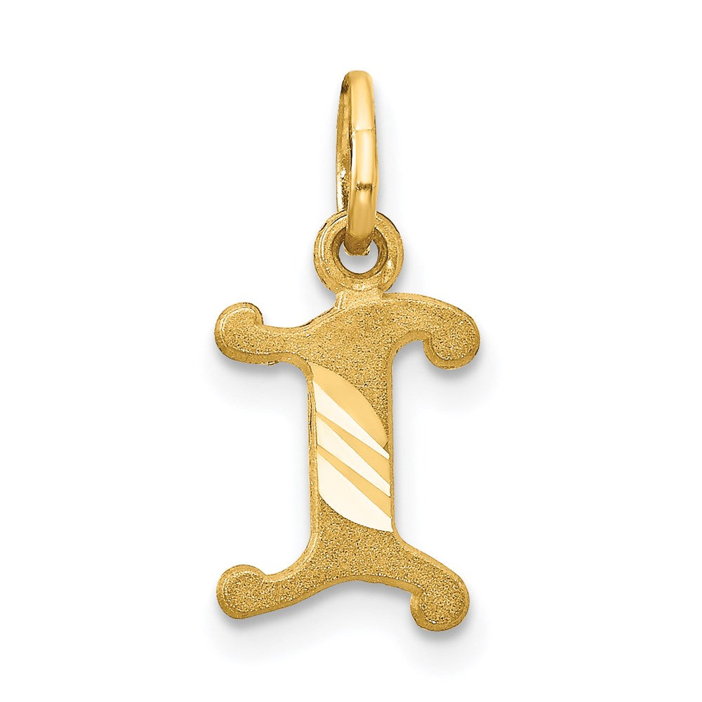 14k Letter I Initial Charm