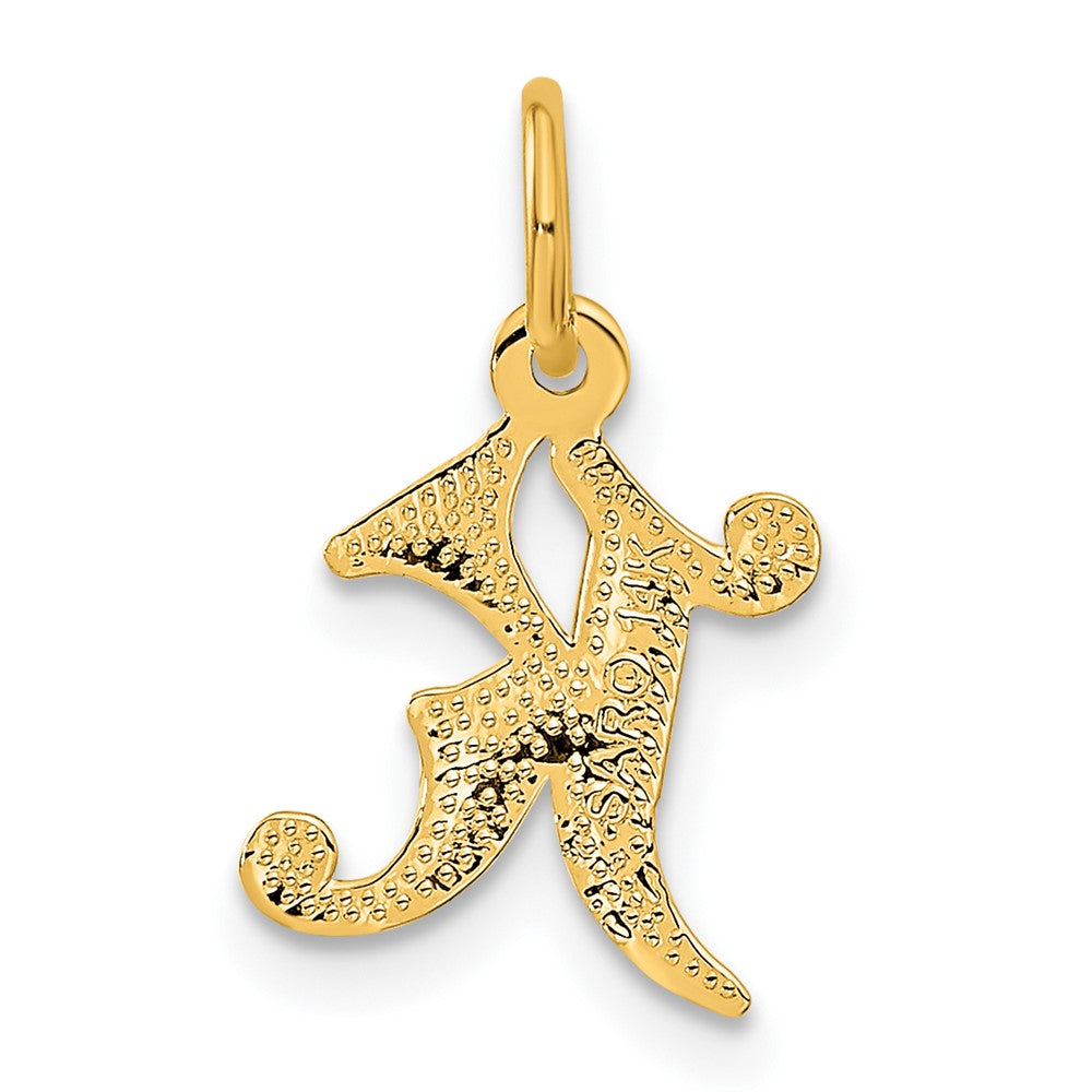 14k Letter K Initial Charm