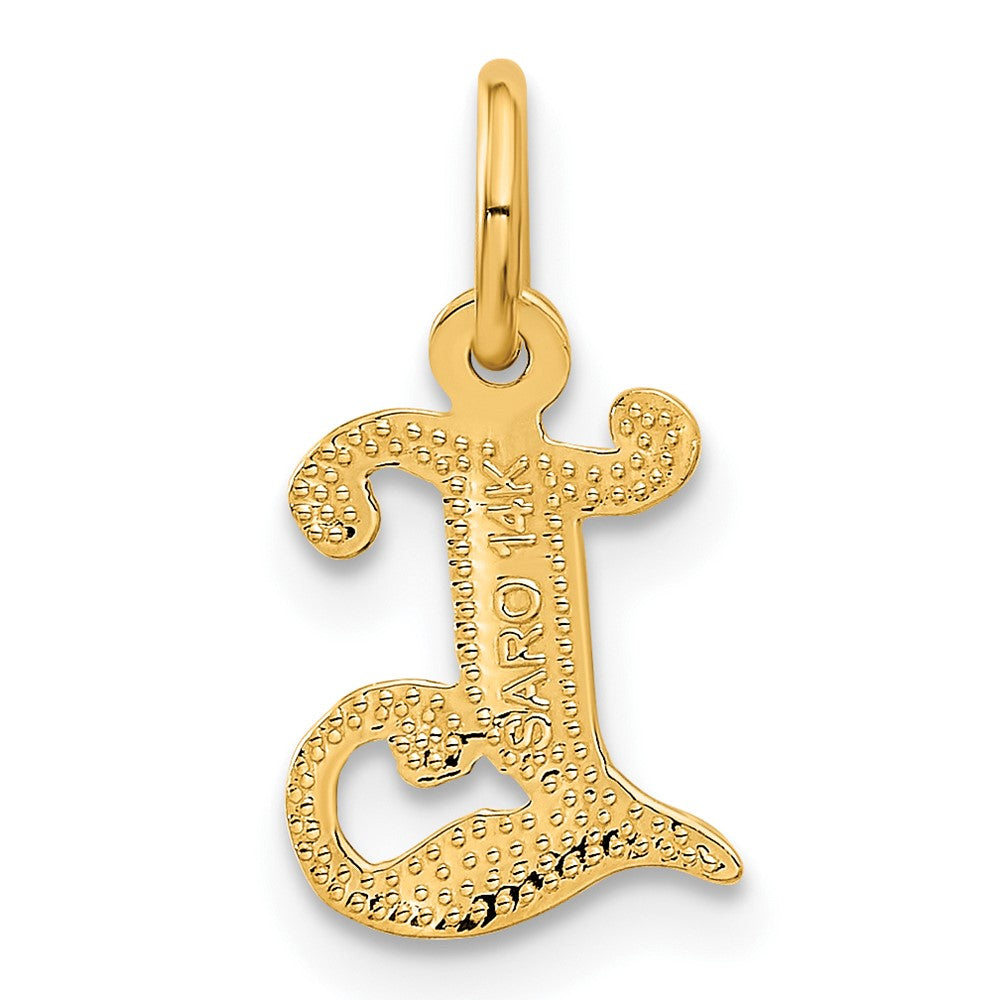 14k Letter L Initial Charm