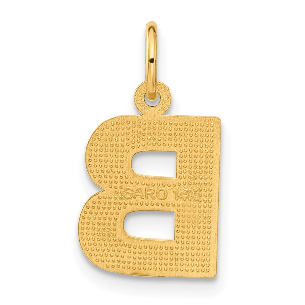 14k Letter B Initial Charm