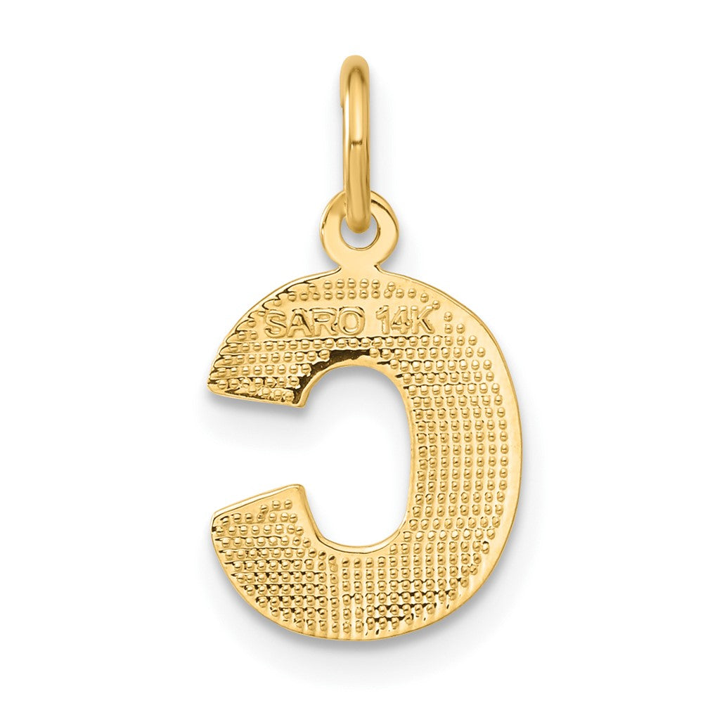 14k Letter C Initial Charm