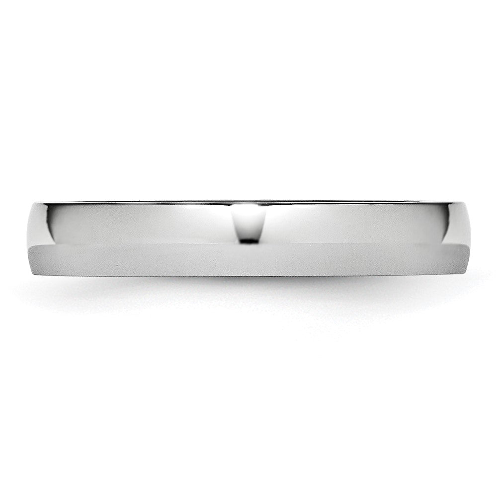 Chisel Cobalt Polished 4mm Half Round Band