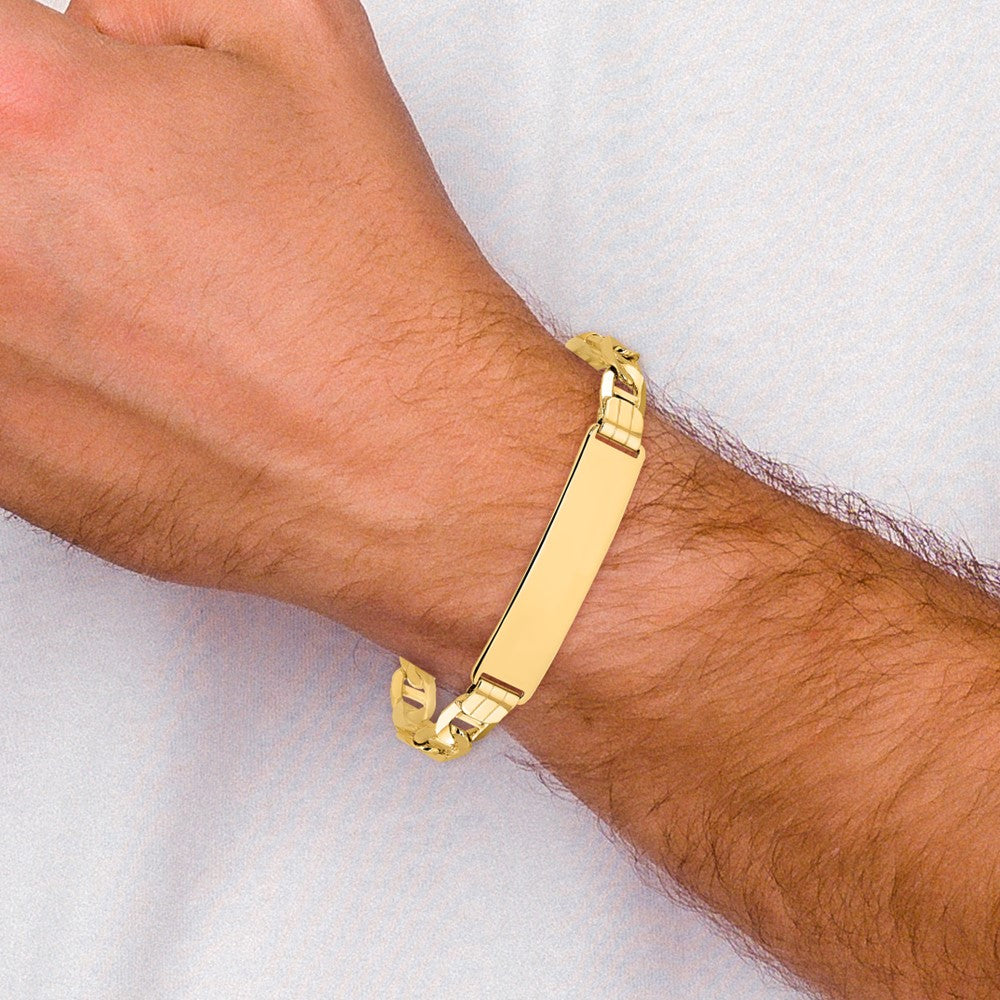 14k Anchor Link ID Bracelet