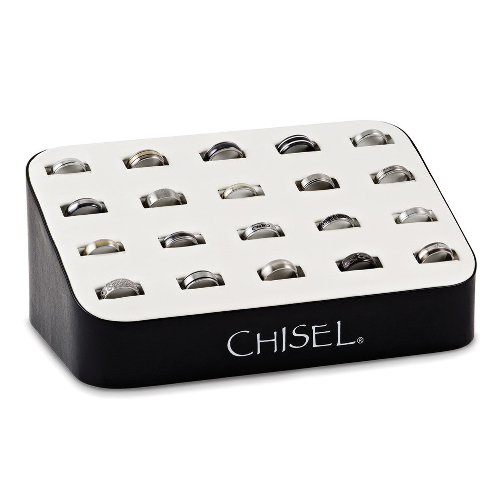 Chisel Small 20 Wedding Band Display