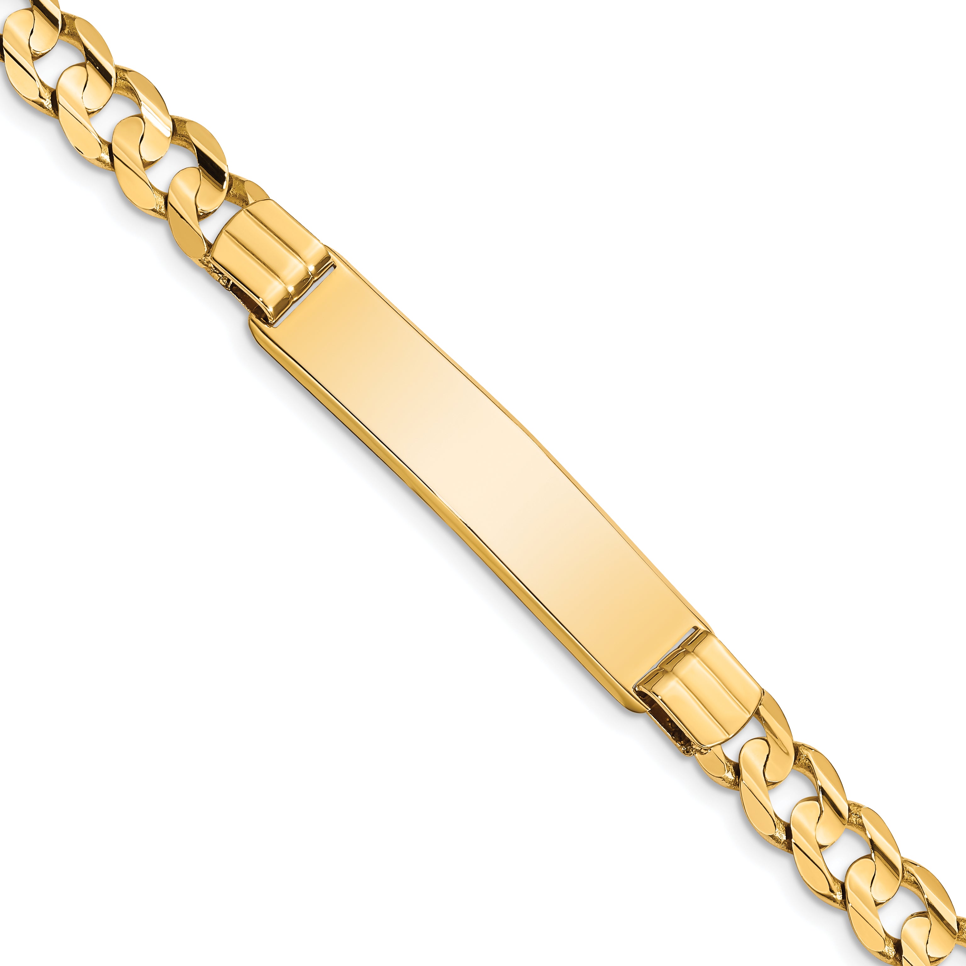 14k Curb ID Bracelet