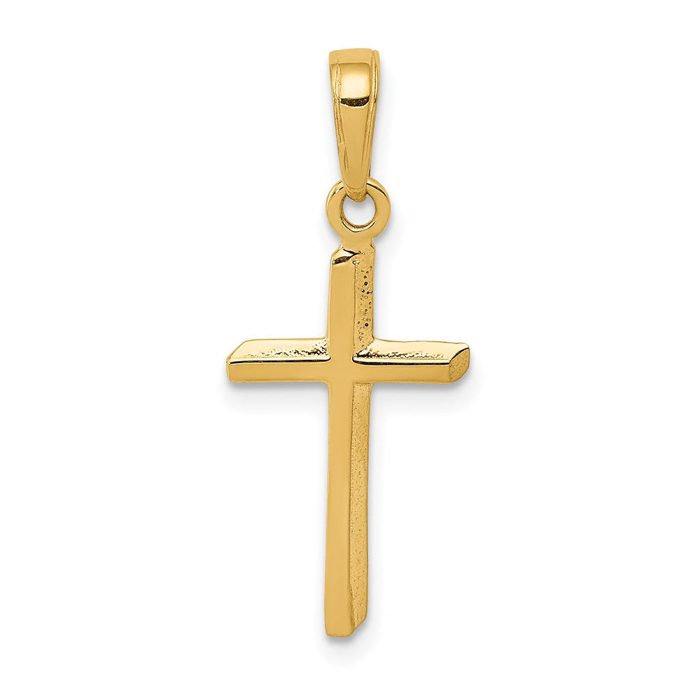 14k Polished Cross Pendant