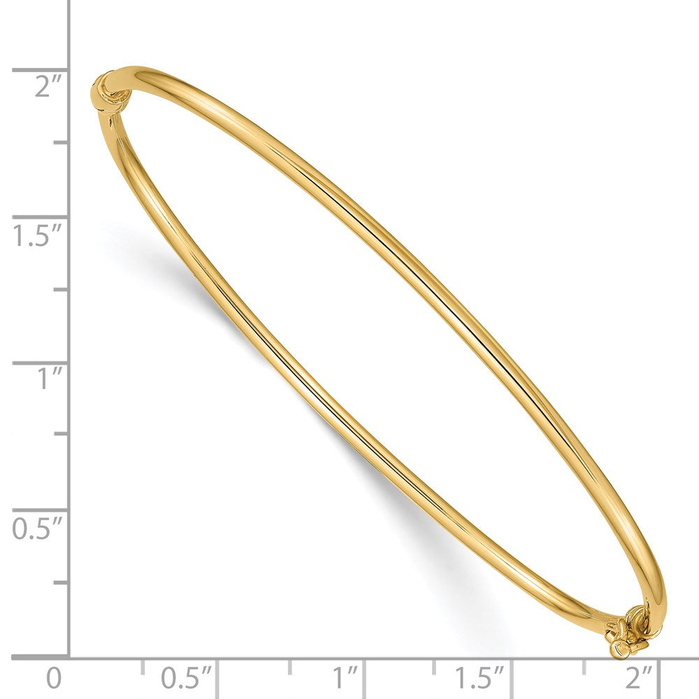 14K Hinged Bangle Bracelet