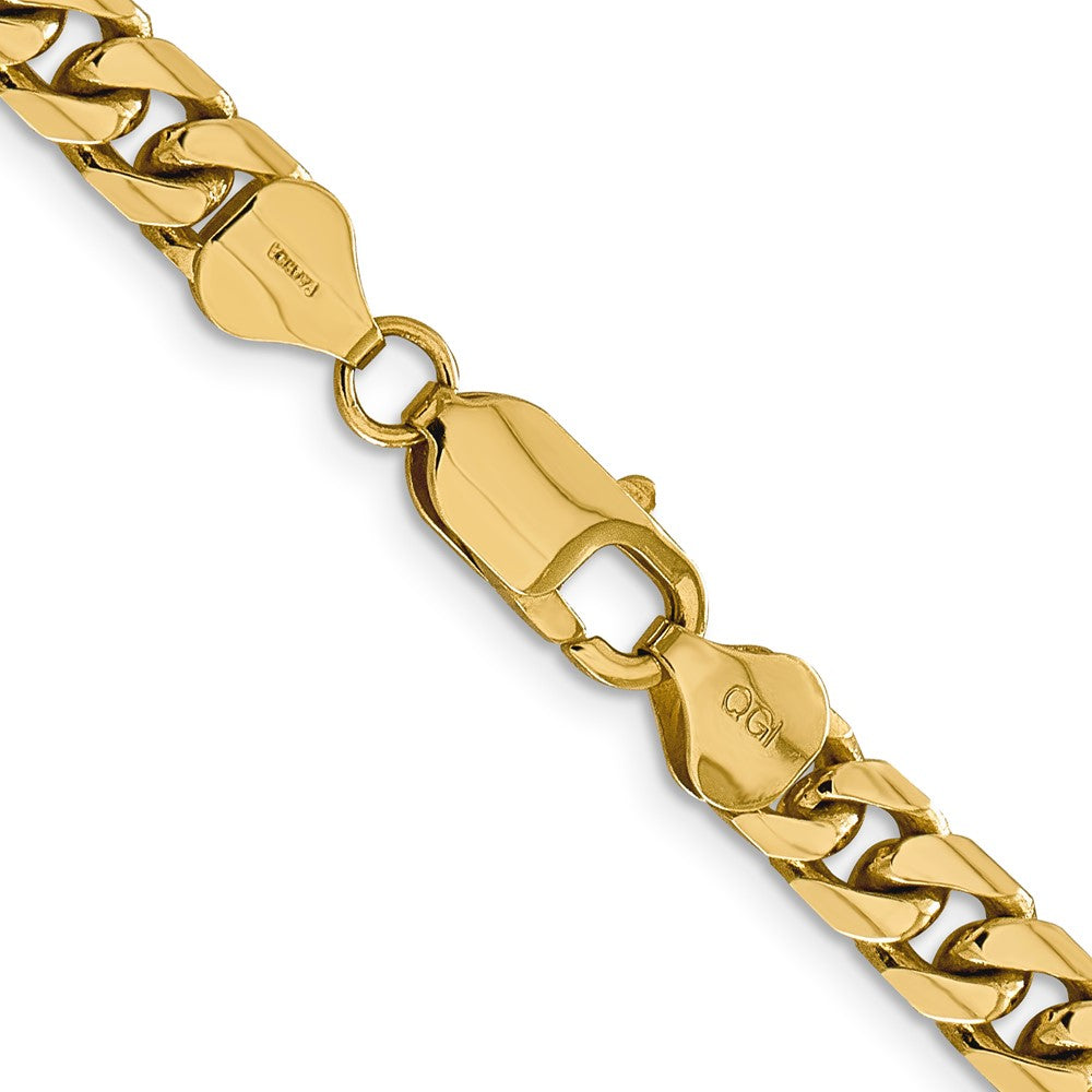 14K 26 inch 6.25mm Solid Miami Cuban Link with Lobster Clasp Chain