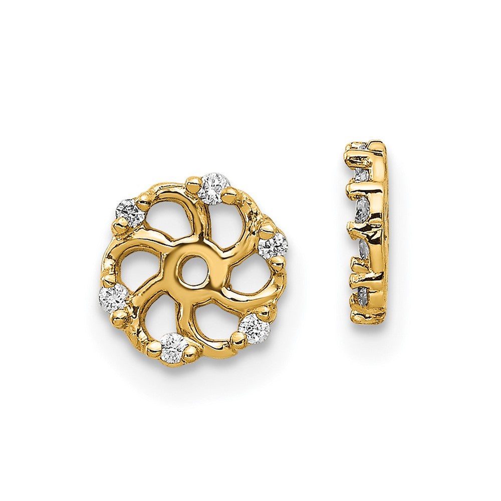 14K Lab Grown VS/SI FGH Dia Earring Jacket