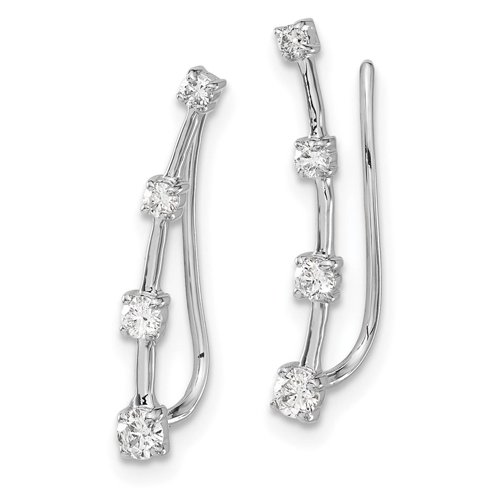 14K White Gold Lab Grown Diamond VS/SI FGH Earrings