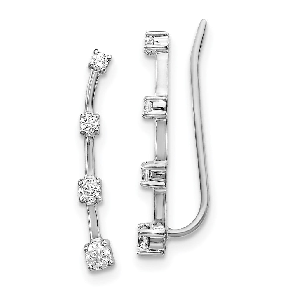 14K White Gold Lab Grown Diamond VS/SI FGH Earrings