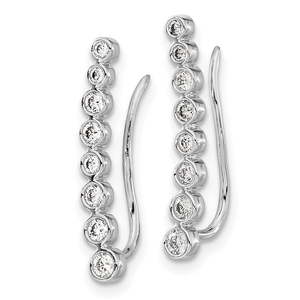 14K White Gold Lab Grown Diamond VS/SI FGH Earrings