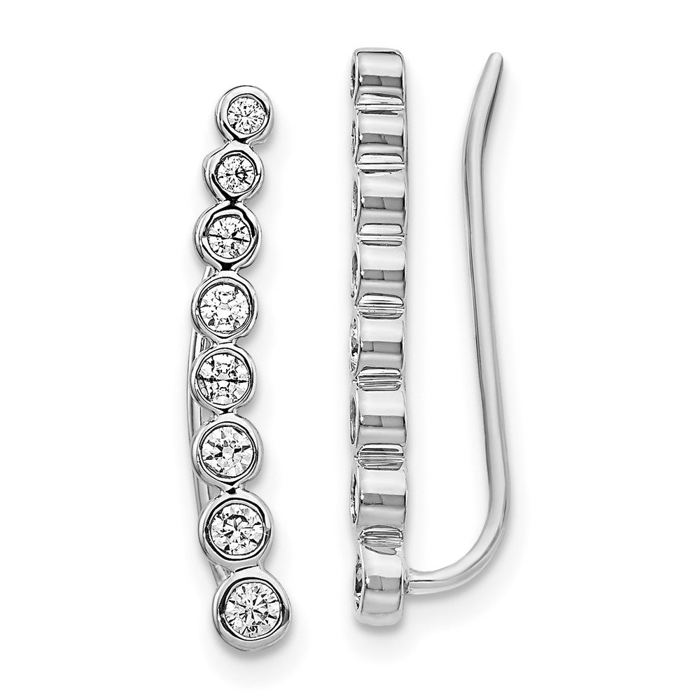 14K White Gold Lab Grown Diamond VS/SI FGH Earrings