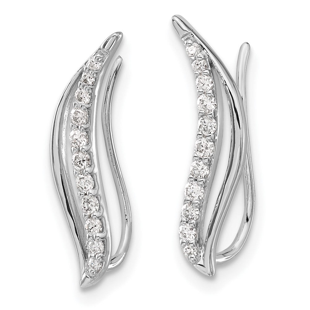 14K White Gold Lab Grown Diamond VS/SI FGH Earrings