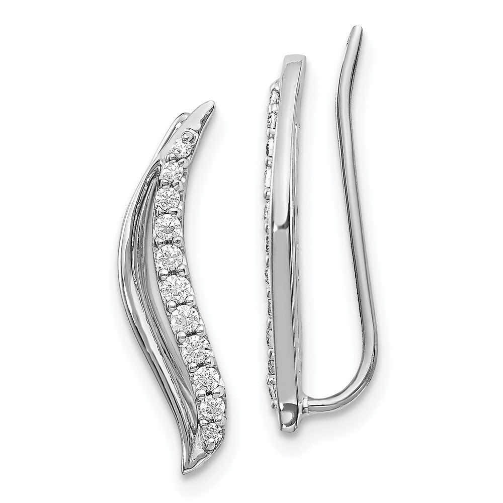 14K White Gold Lab Grown Diamond VS/SI FGH Earrings