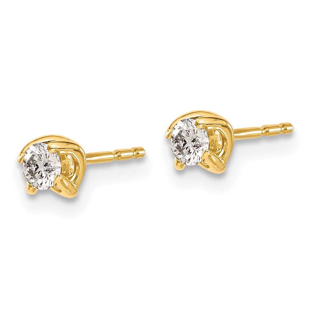 14K Lab Grown VS/SI FGH Dia Post Earrings