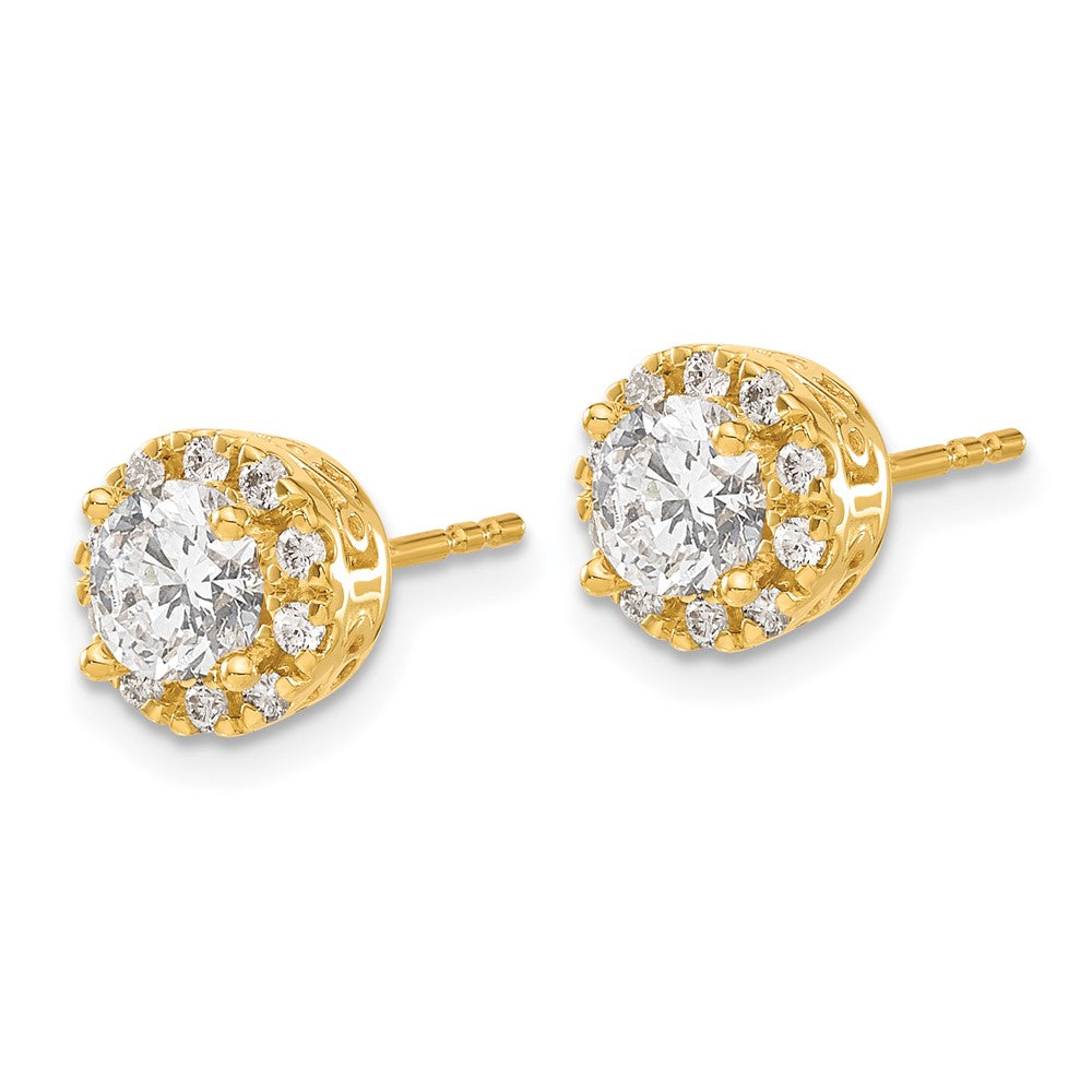 14K Lab Grown Diamond VS/SI FGH Post Complete Earrings