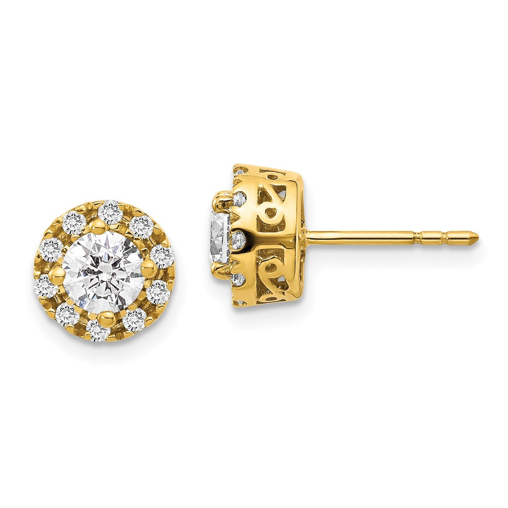 14K Lab Grown Diamond VS/SI FGH Post Complete Earrings