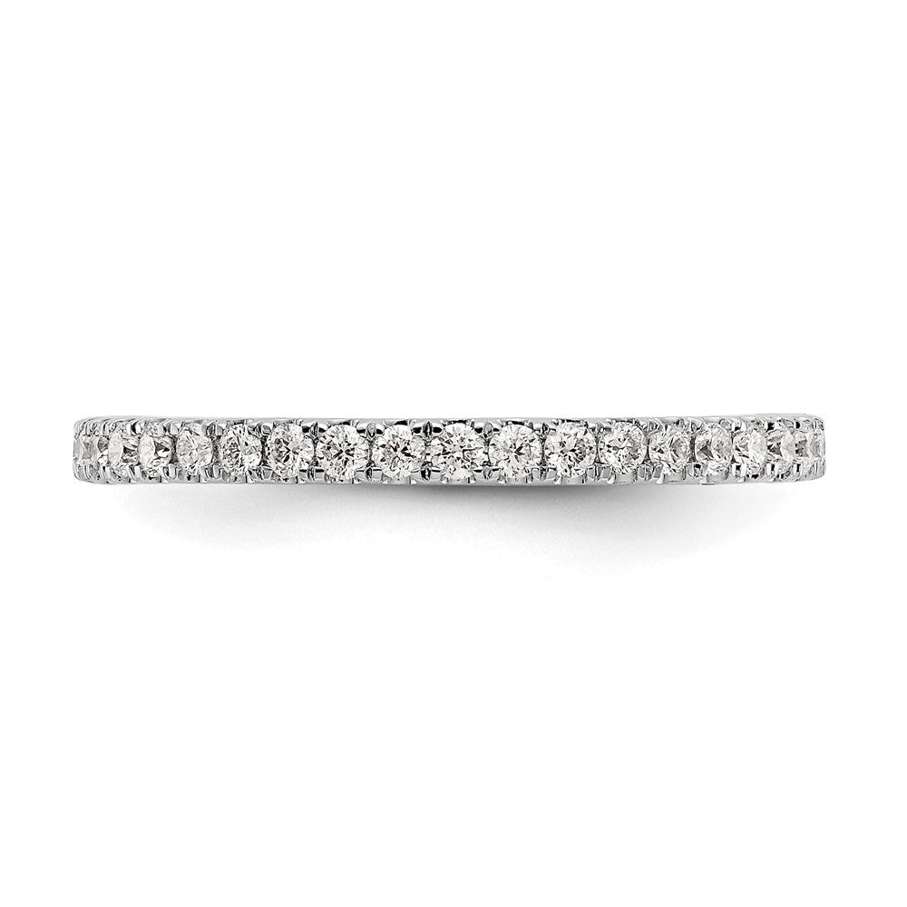 14K White Gold Lab Grown Diamond VS/SI FGH Eternity Band