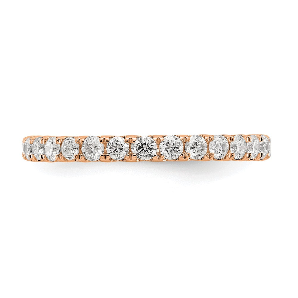 14K Rose Gold Lab Grown Diamond VS/SI FGH Eternity Band