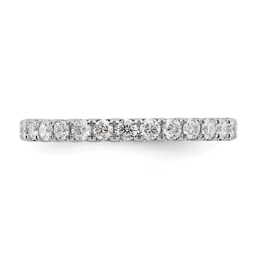 14K White Gold Lab Grown Diamond VS/SI FGH Eternity Band