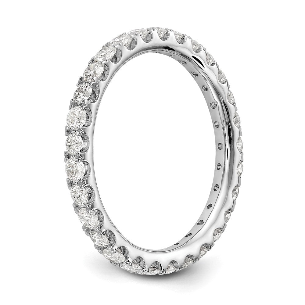 14K White Gold Lab Grown Diamond VS/SI FGH Eternity Band