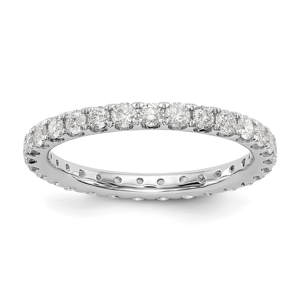 14K White Gold Lab Grown Diamond VS/SI FGH Eternity Band