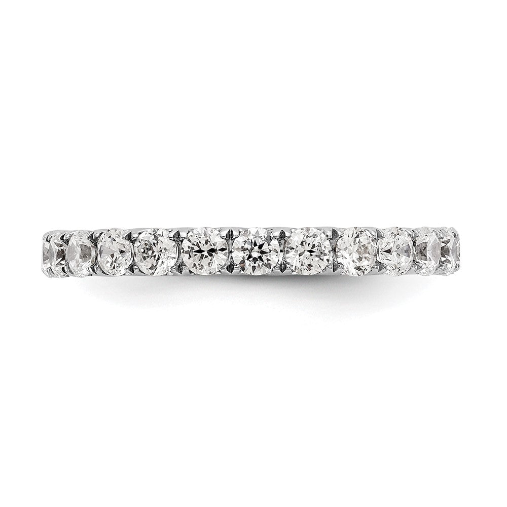 14K White Gold Lab Grown Diamond VS/SI FGH Eternity Band