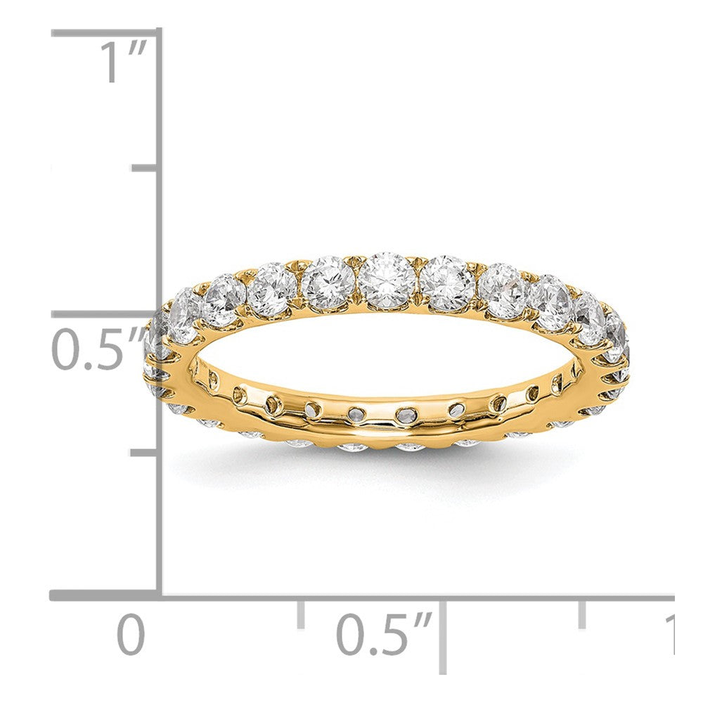 14K Lab Grown Diamond VS/SI FGH Eternity Band