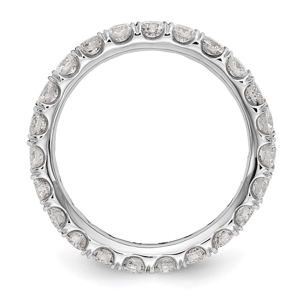 14K White Gold Lab Grown Diamond VS/SI FGH Eternity Band