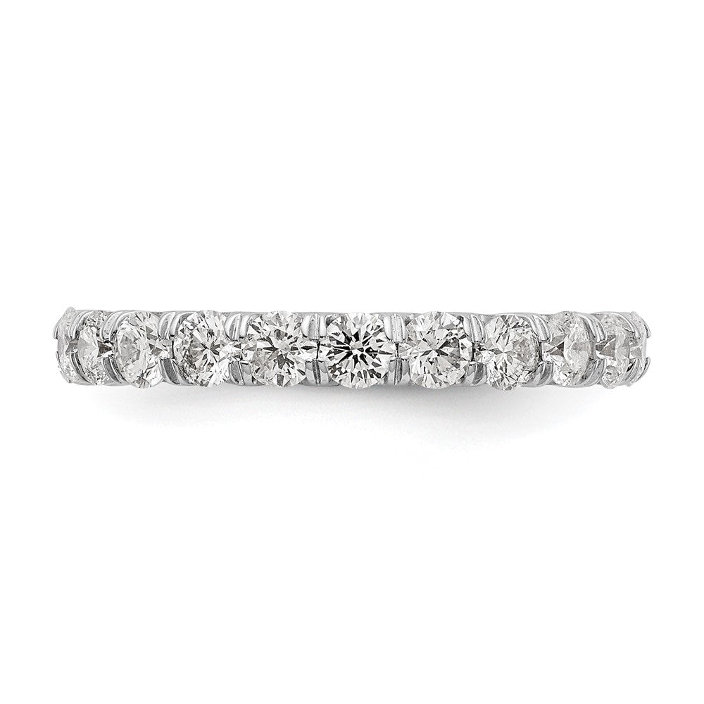 14K White Gold Lab Grown Diamond VS/SI FGH Eternity Band