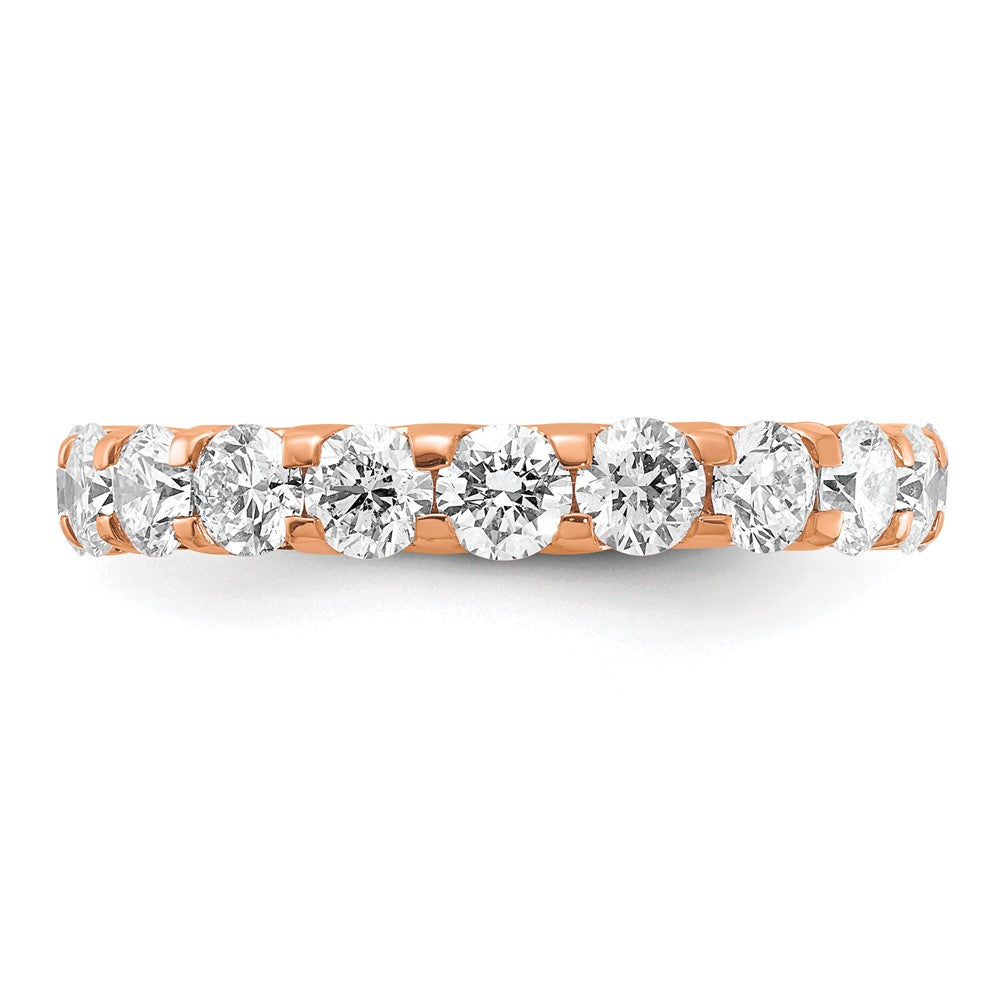 14K Rose Gold Lab Grown Diamond VS/SI FGH Eternity Band