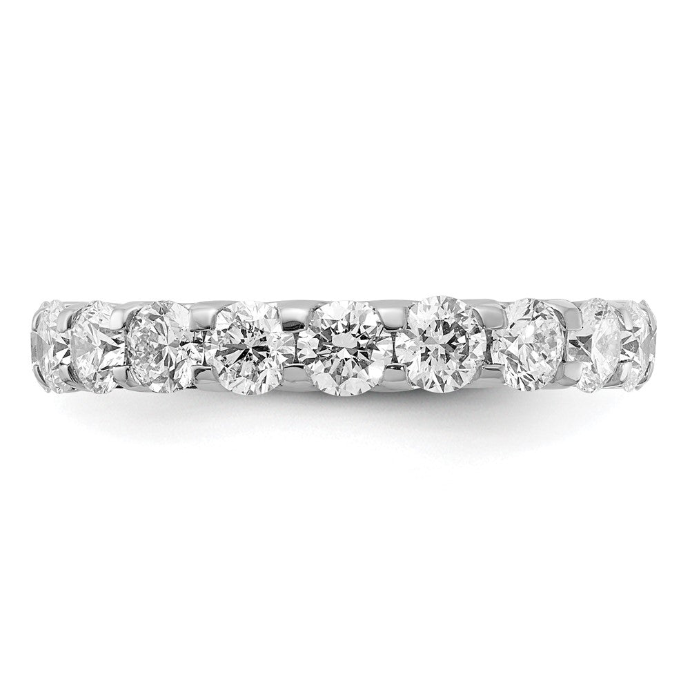 14K White Gold Lab Grown Diamond VS/SI FGH Eternity Band