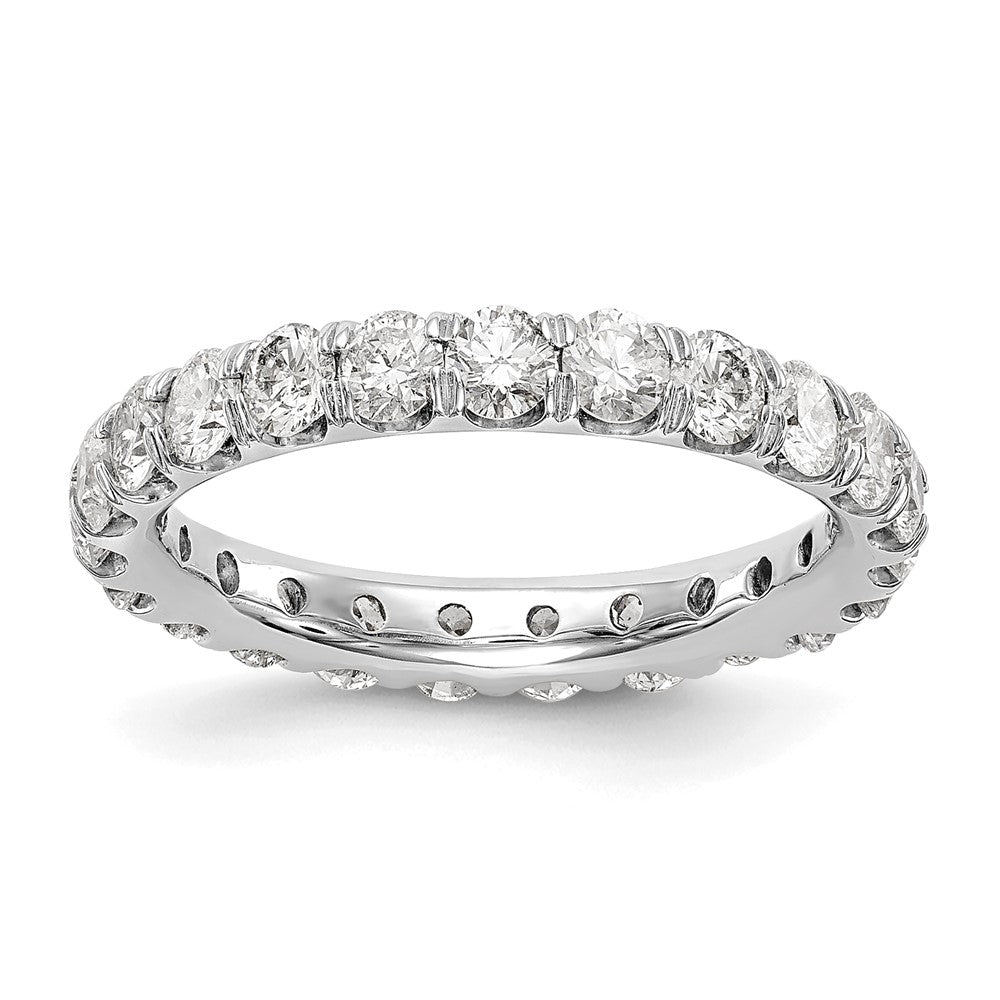 14K White Gold Lab Grown Diamond VS/SI FGH Eternity Band